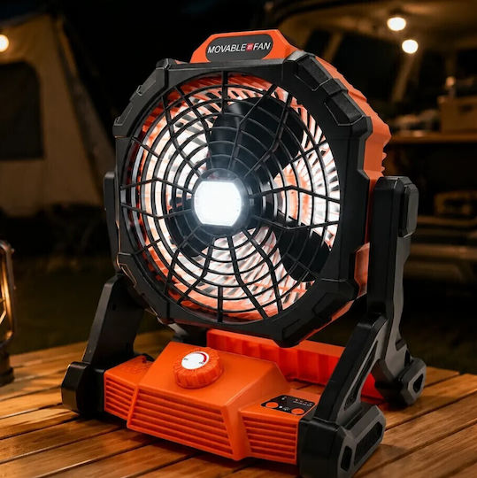 Roza Ventilator für Mobiltelefon USB Elektrisch und Powerbank 15W Orange