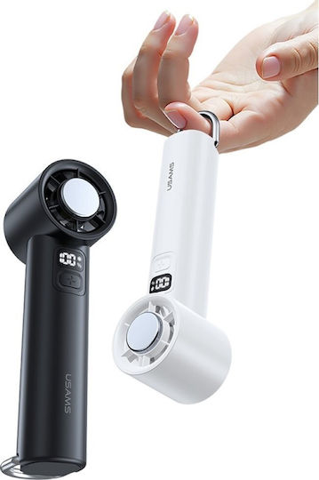 Usams Ανεμιστηράκι USB / Ρεύματος 7W Μαύρο ZB361FS01