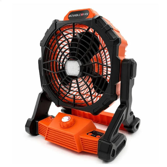 Roza Ventilator für Mobiltelefon USB Elektrisch und Powerbank 15W Orange