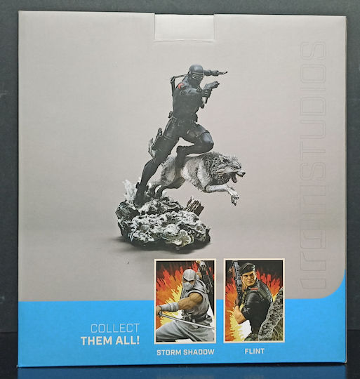 Iron Studios Gi Joe Snake Eyes W Timber Wolf 1/10 Bds Art Scale Statue Mib