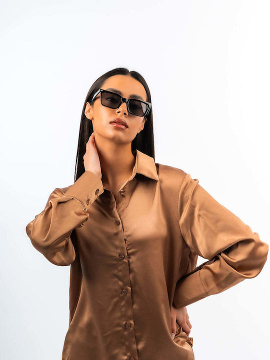 Red Raven Nomad Unisex Γυαλιά Ηλίου με Μαύρο Σκελετό και Μαύρο Φακό rd-000011-BLACK-