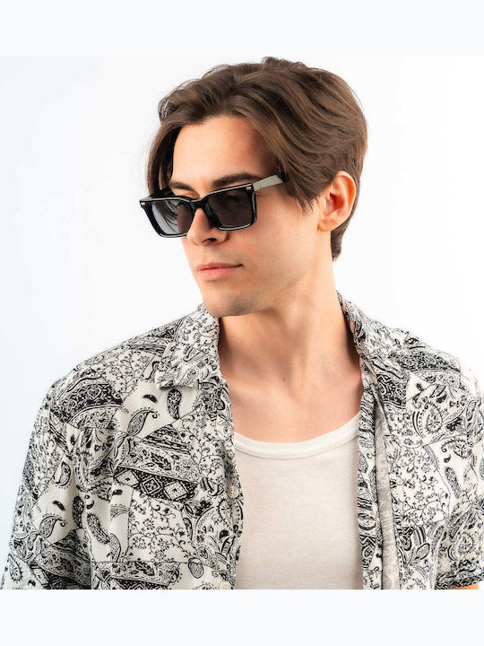 Red Raven Nomad Unisex Γυαλιά Ηλίου με Μαύρο Σκελετό και Μαύρο Φακό rd-000011-BLACK-
