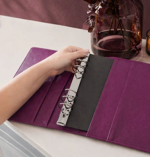 Filofax Ετήσιο Organizer Μωβ Δερμάτινο