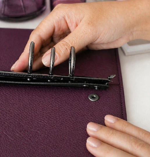 Filofax Ετήσιο Organizer Μωβ Δερμάτινο