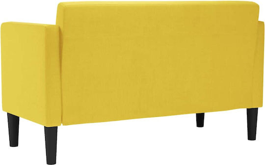 Canapea Cu Două Locuri Galbenă 111x67x74.5cm