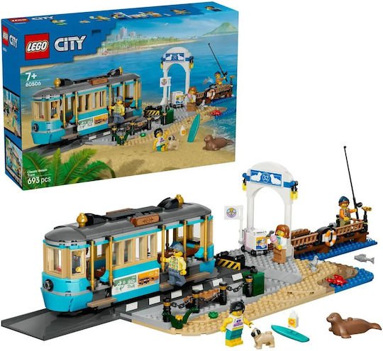 LEGO City Classic Beach Tram За 7+ Години 693 Бройки