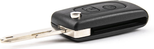Κέλυφος Αναδιπλούμενου Κλειδιού Peugeot 106 206 306 Boxer Expert Partner 2 Κουμπιά