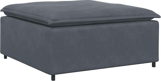 Doppelsitzer Samt Sofa Dunkelgrau 200x100x64cm