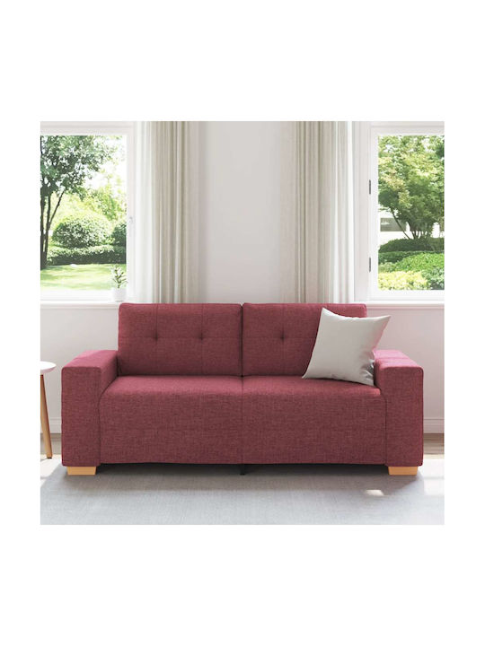 Doppelsitzer Sofa Rot 180x77x82cm