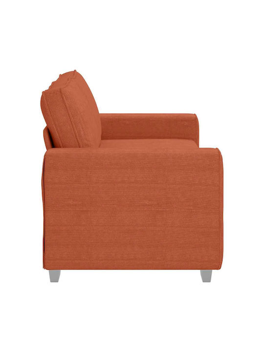 Doppelsitzer Sofa Rot-Orange 180x77x82cm