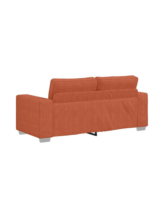 Doppelsitzer Sofa Rot-Orange 180x77x82cm