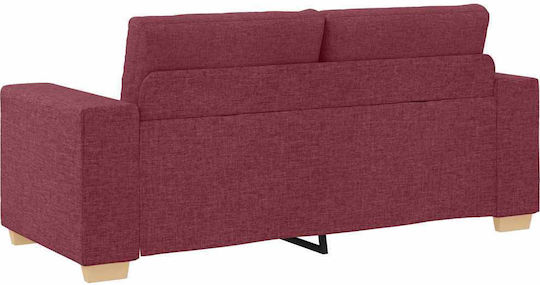 Doppelsitzer Sofa Rot 180x77x82cm