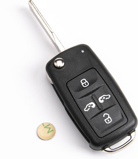 Foldable Key Shell Vw Sharan Crafter Seat Alhambra Hu66 5 Buttons