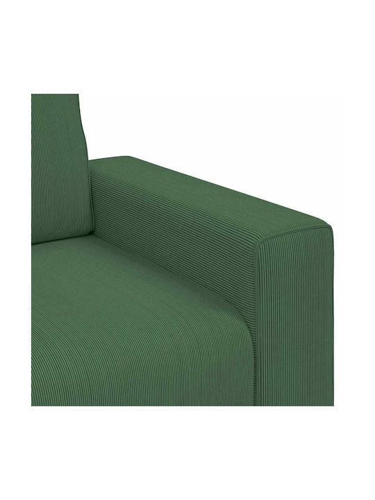 Two-Seater Couch Bed Dark Green 180x77x82cm