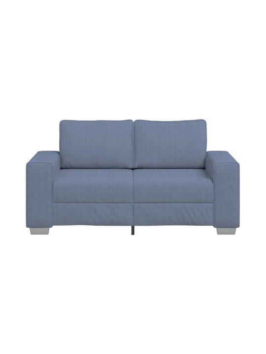 Doppelsitzer Sofa Blau 160x77x82cm