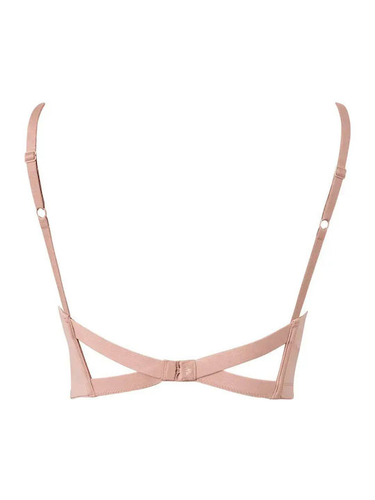 Ultimate Backless Μπεζ Σουτιέν Push Up