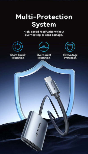 Vention Card Reader USB 3.0 για SD