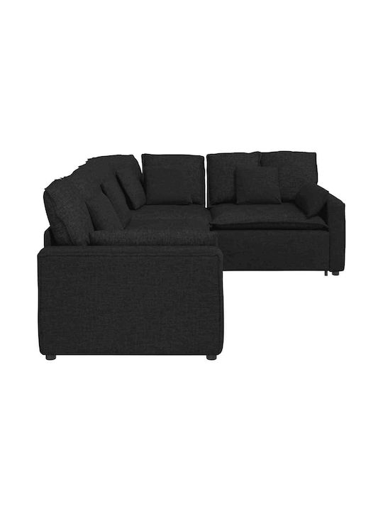 Ecksofa Schwarz 317x217x64cm