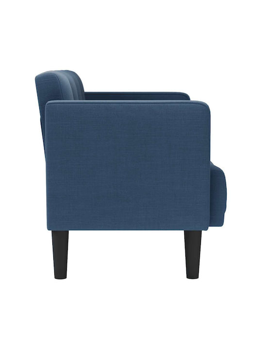 Doppelsitzer Sofa Blau 124x67x74,5cm
