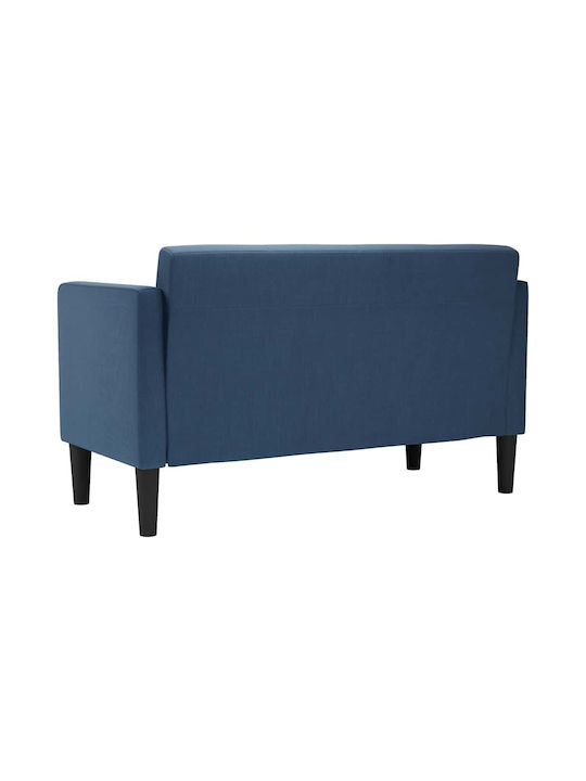Doppelsitzer Sofa Blau 124x67x74,5cm