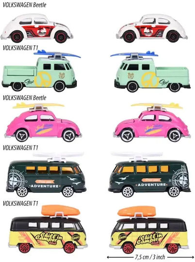 Set Cadou 5 Cuțite Mașină Volkswagen Originals 1:64 Majorette