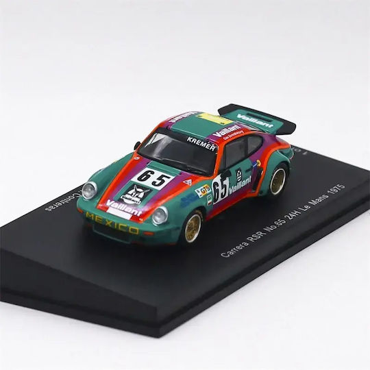 Model Mașină Porsche 911 Carrera Rsr #65 24 Orele De Le Mans 1975 Sprowis Bolanos Scara 1:64 Spark