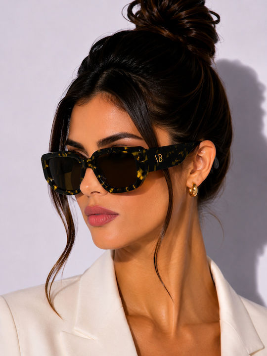 Victoria Beckham Γυναικεία Γυαλιά Ηλίου με Κίτρινο Κοκκάλινο Σκελετό και Κίτρινο Φακό