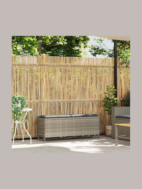 Παγκάκι Εξωτερικού Χώρου Rattan με Μαξιλάρια 110x30x40.5cm Παγκάκι Εξωτερικού Χώρου Rattan με Μαξιλάρια 110x30x40.5cm