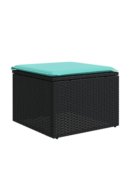 Outdoor Corner Sofa Rattan with Cushions 62x62x69cm