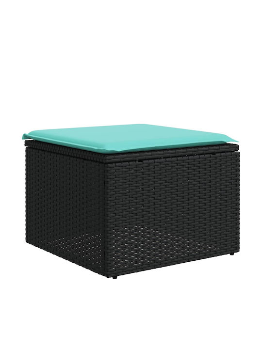 Outdoor Corner Sofa Rattan with Cushions 55x62x69cm