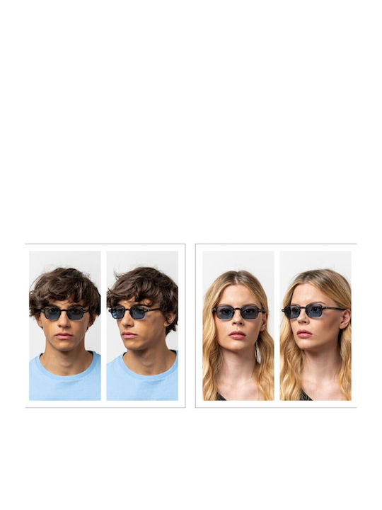 Kyme Sunglasses Brown with Acetate Frame & Green Lens