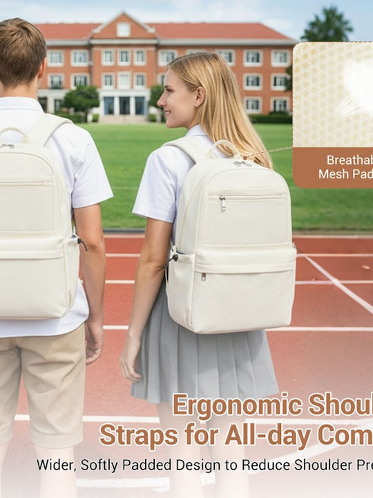 Miss Lulu Backpack Beige