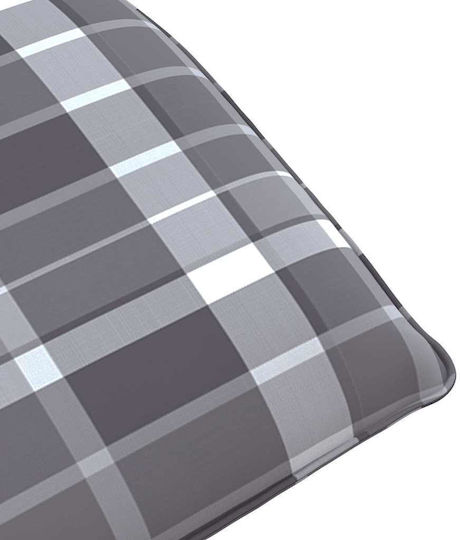 vidaXL vidaXL Beach Sunbed Gray Foldable Metallic 175x54cm