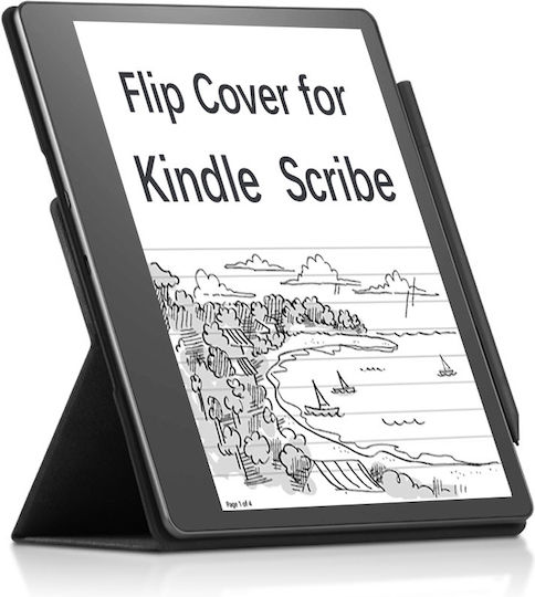 Калъф Kindle Scribe 10.2 2022/2024 Inkora Leaf Черен