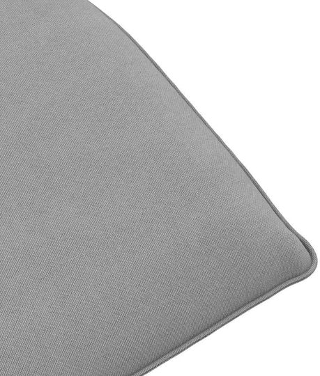 vidaXL Beach Sunbed Gray Foldable Metallic 175x54cm