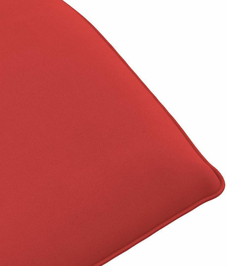 vidaXL vidaXL Beach Sunbed Red Foldable Metallic 175x54cm