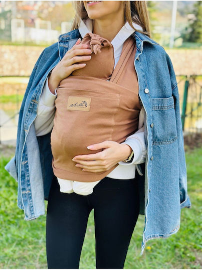 SteweHome Back Baby Carrier Brown with Maximum Weight 15kg