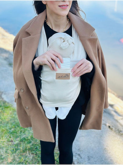 SteweHome Standard Baby Carrier Sling Beige with Maximum Weight 15kg