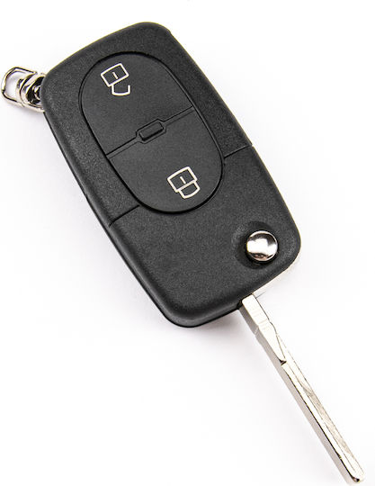 Elektronisches Autoschlüssel Fernbedienung Für Audi A3 A4 A6 2 Tasten Hu66