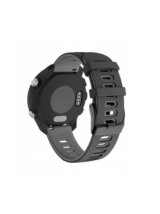 Spacecase Λουράκι Σιλικόνης Μαύρο (22mm)