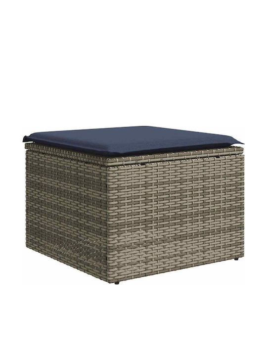Ecksofa Outdoor Rattan mit Kissen 62x62x69cm