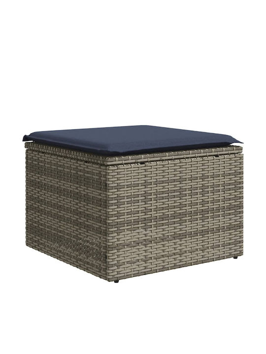 Outdoor Corner Rattan Sofa With Cushions 55x62x69cm