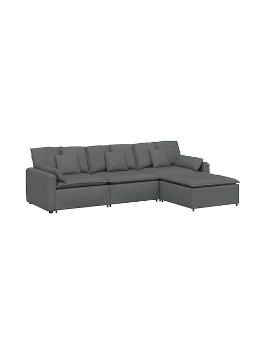 Colțar Canapea Gri 324x205x64cm
