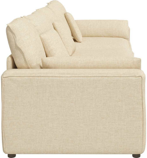 Canapea Patru Locuri Bej 324x105x64cm