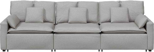 Canapea Patru Locuri Gri 324x105x64cm