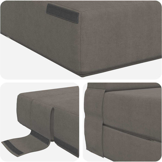 Canapea puf polimorfă gri 72x72x60cm