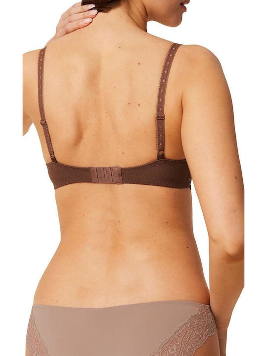 Amourette 300 W X Balconette Balconette Bra without Padding Underwire Brown