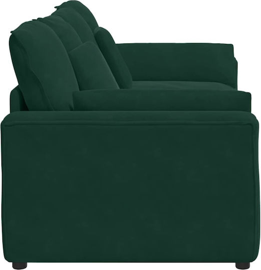 Триместен Диван Зелен 224x105x64см