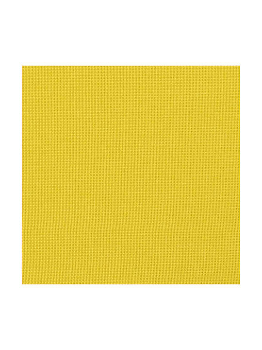 Light Three-Seater Couch Light Yellow 224x105x64cm