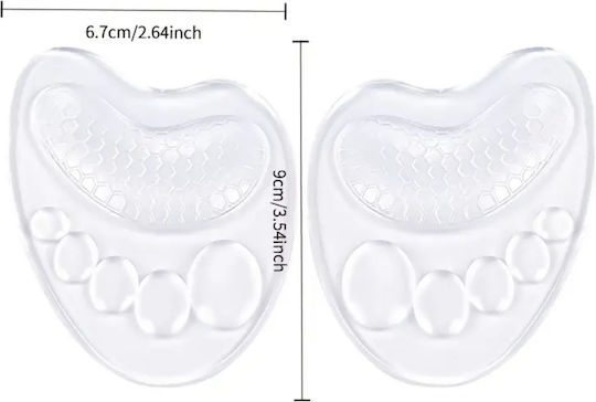 ShuShu Pernițe Metatarsiene din Silicon 5378-106 2 bucăți